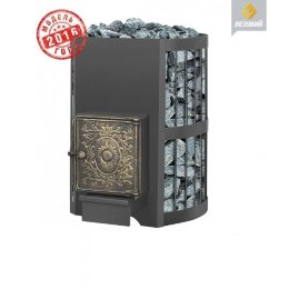 Дровяная печь для бани Везувий Скиф Стандарт 22 (ДТ-4) без выносного тоннеля 2016